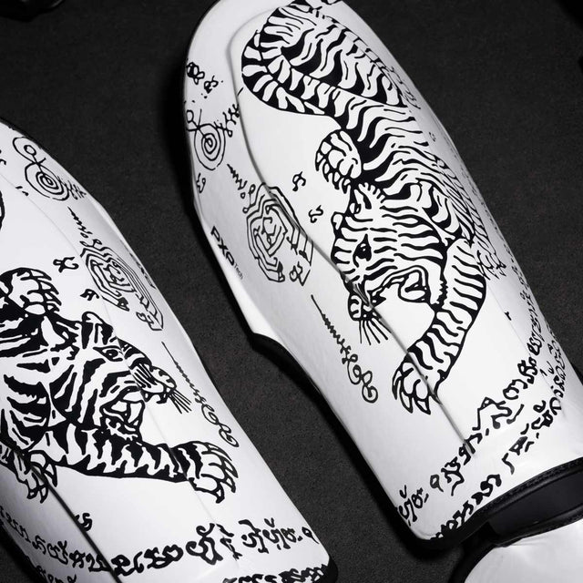 Phantom Athletics Schienbeinschoner Muay Thai - Weiß