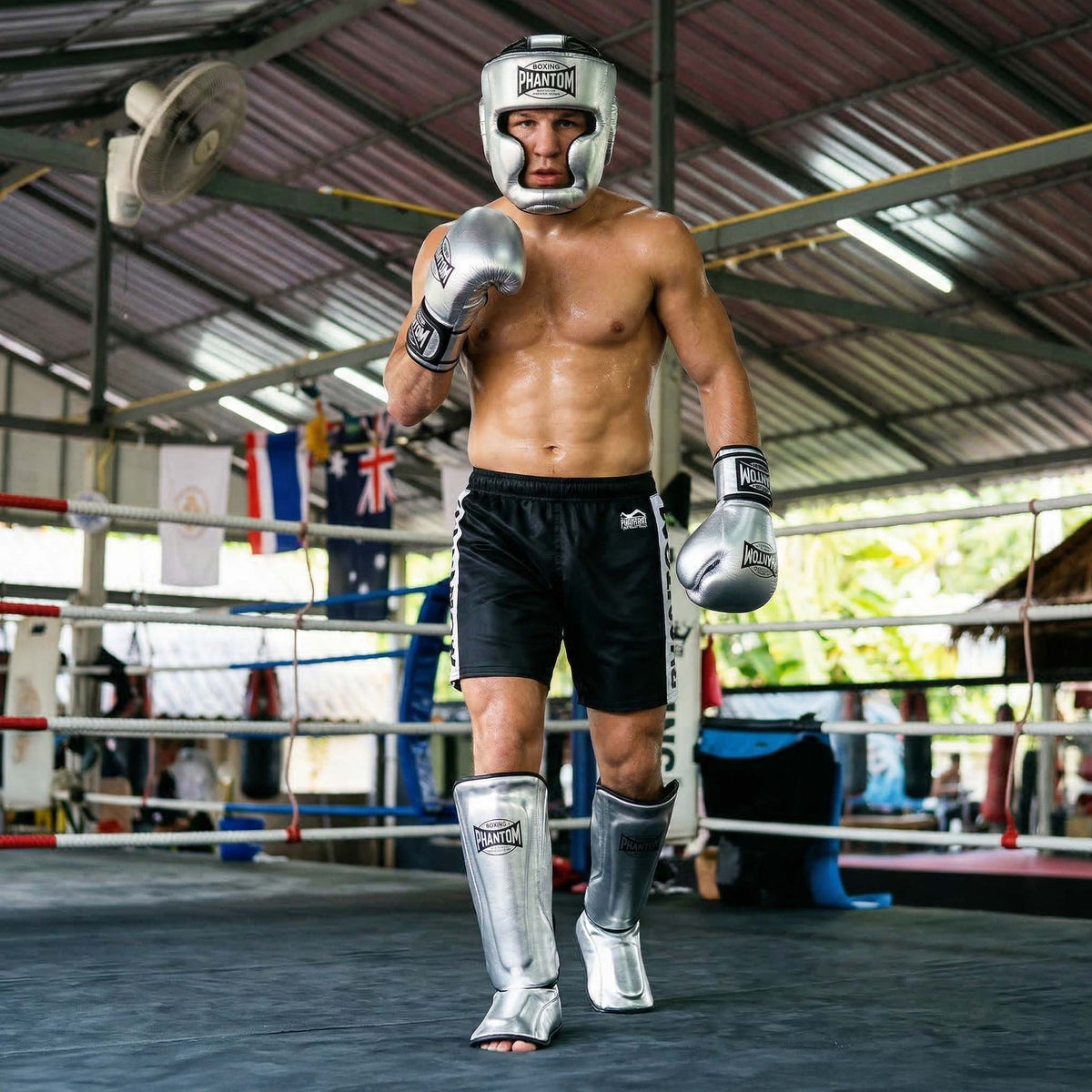 Phantom Athletics Schienbeinschoner Mexico - Rot/Schwarz