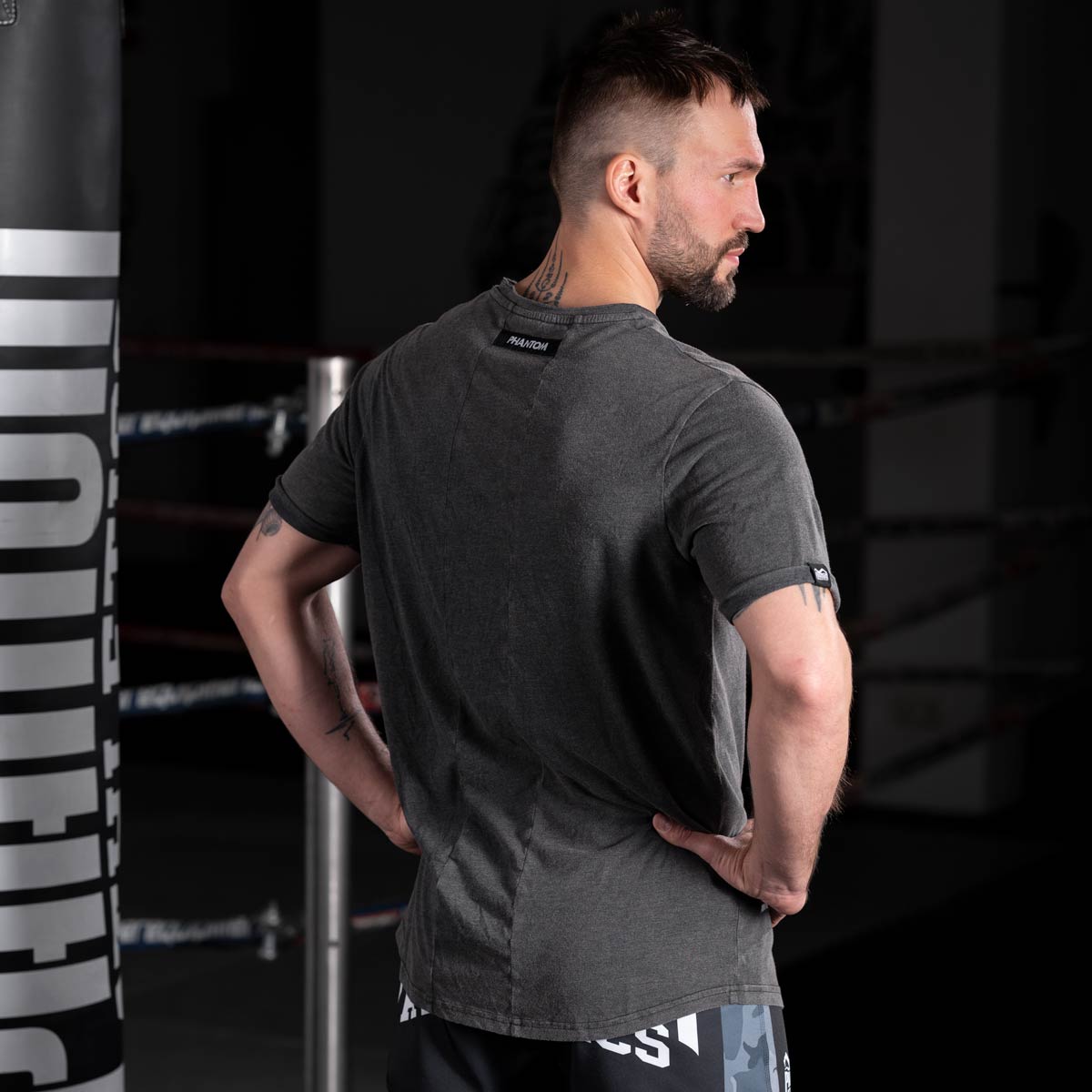 Phantom Athletics T-Shirt Muay Thai - Grau