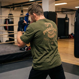 Phantom Athletics T-Shirt DON'T TREAD ON ME Oversize Heavy - Oliv