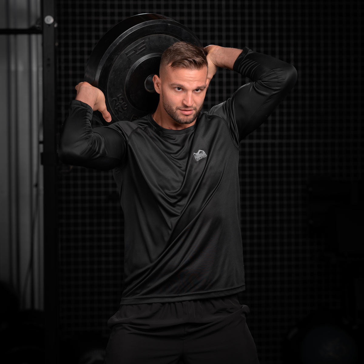 Phantom Athletics Trainingsshirt Tactic-V Lange Ärmel - Schwarz