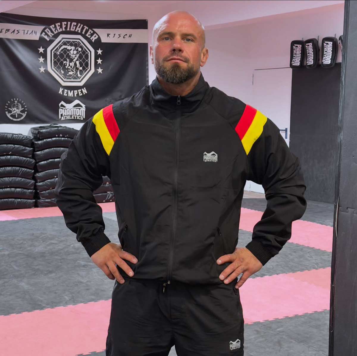 Phantom Athletics Trainingsjacke DMC Team Germany - Schwarz