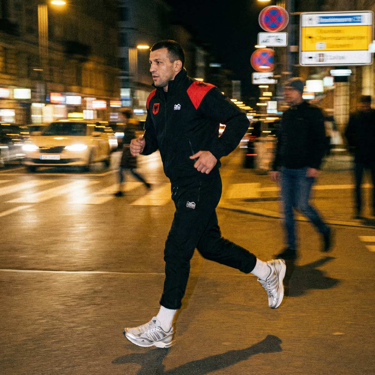 Phantom Athletics Trainingsjacke DMC Team Albania - Schwarz
