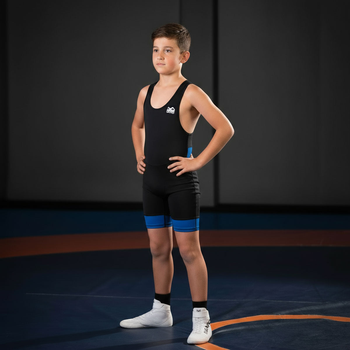 Phantom Athletics Ringertrikot Storm Kinder - Schwarz/Rot/Schwarz/Blau