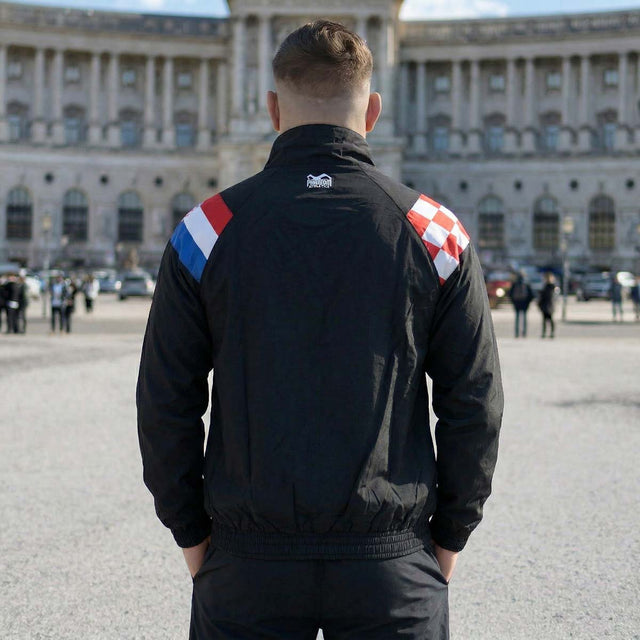 Phantom Athletics Trainingsjacke DMC Team Croatia - Schwarz/Rot/Weiß
