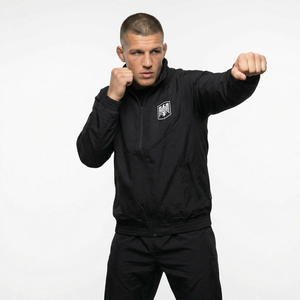 Phantom Athletics Trainingsjacke DMC Germany Eagle - Schwarz/Rot/Gelb