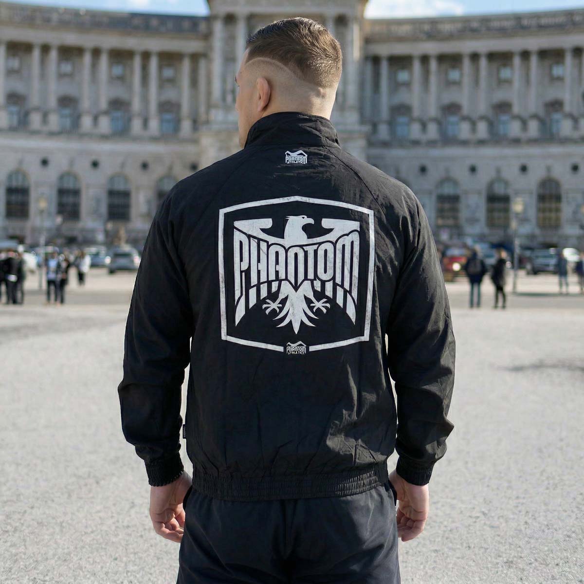 Phantom Athletics Trainingsjacke DMC Germany Eagle - Schwarz/Rot/Gelb