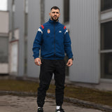 Phantom Athletics Trainingsjacke DMC Team Serbia - Blau/Rot/Weiß