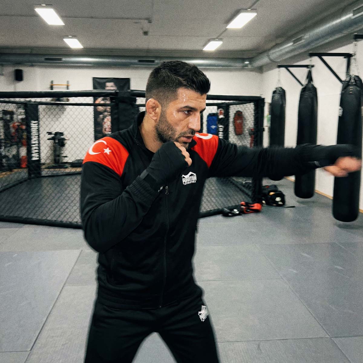 Phantom Athletics Trainingsjacke DMC Team Turkey - Schwarz