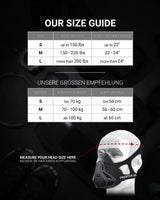 Phantom Athletics Trainingsmaske Mystery Mask - Schwarz