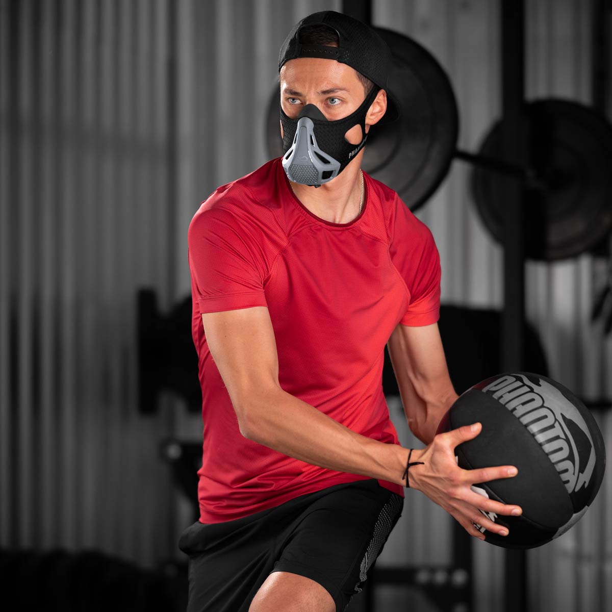 Phantom Athletics Trainingsmaske Mystery Mask - Grau