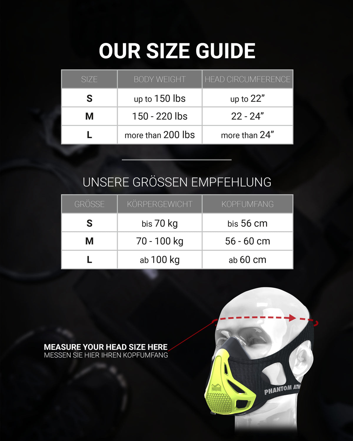 Phantom Athletics Trainingsmaske Mystery Mask - Neon
