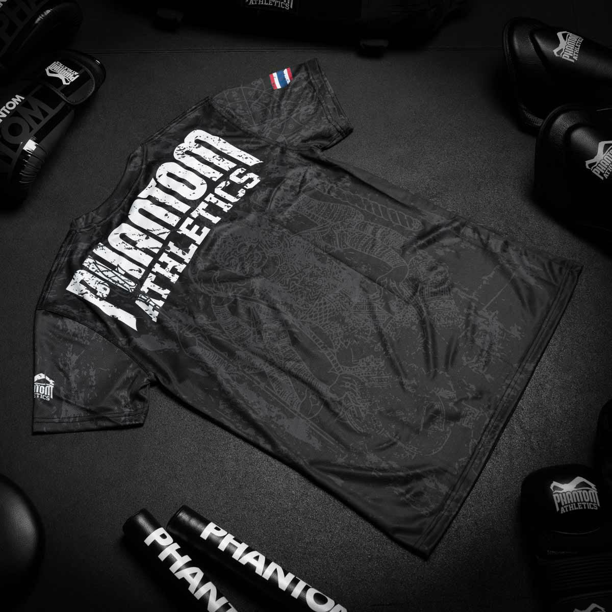 Phantom Athletics T-Shirt EVO Muay Thai - Schwarz/Grau