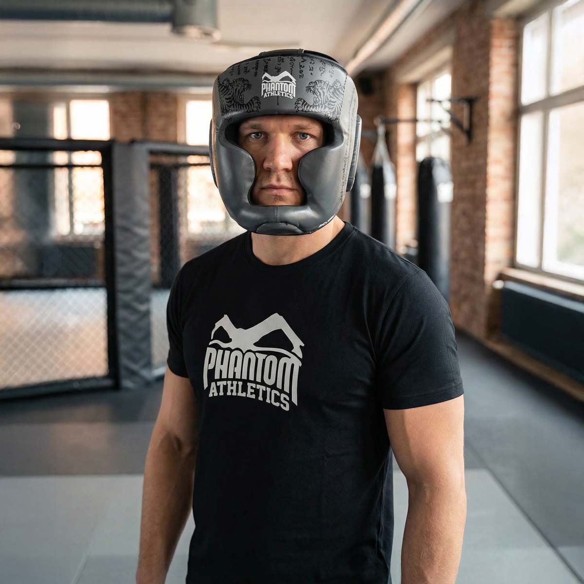 Phantom Athletics Kopfschutz Muay Thai - Grau