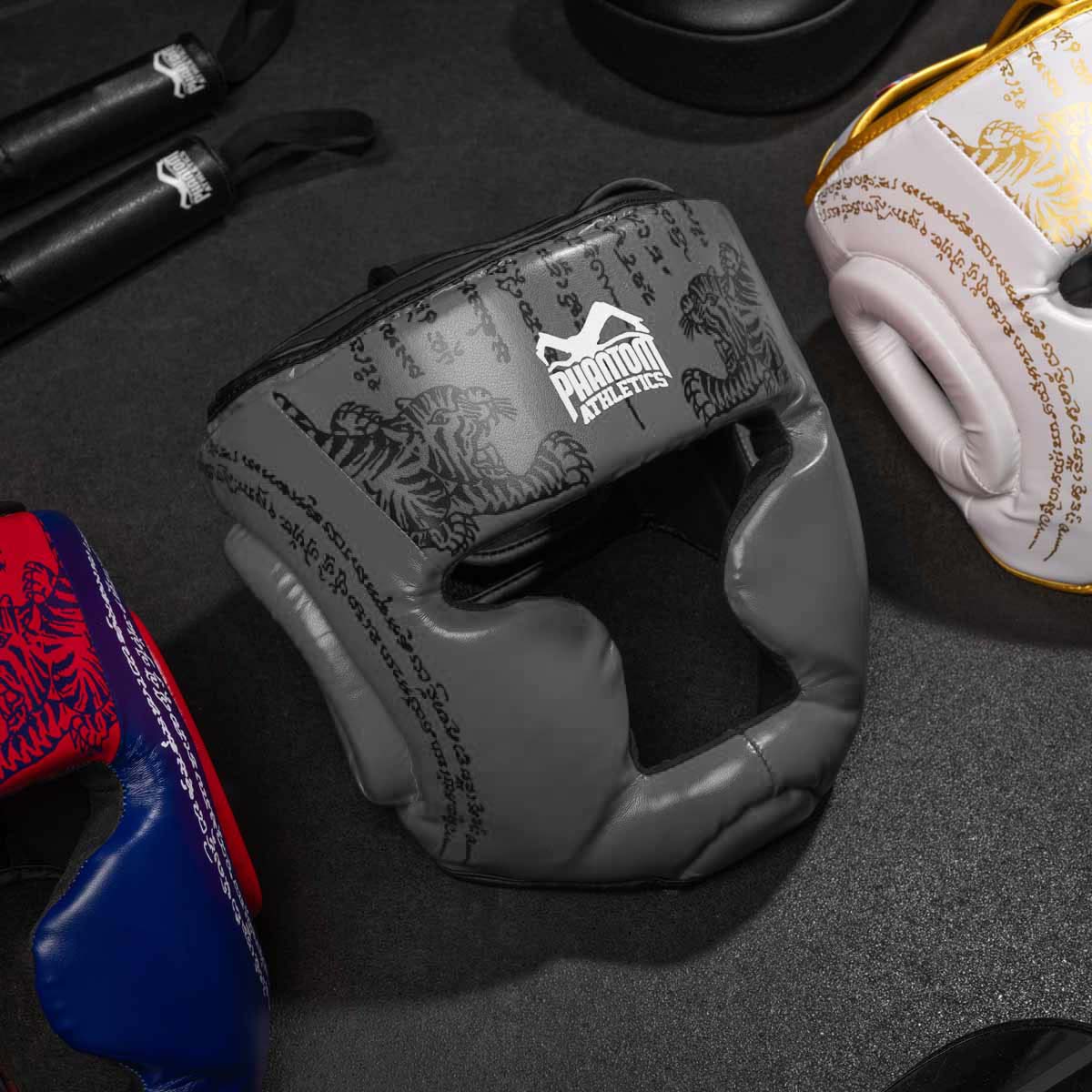 Phantom Athletics Kopfschutz Muay Thai - Grau