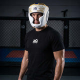 Phantom Athletics Kopfschutz Muay Thai - Weiß/Gold