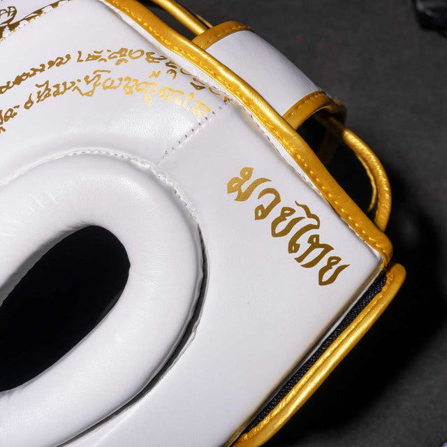 Phantom Athletics Kopfschutz Muay Thai - Weiß/Gold