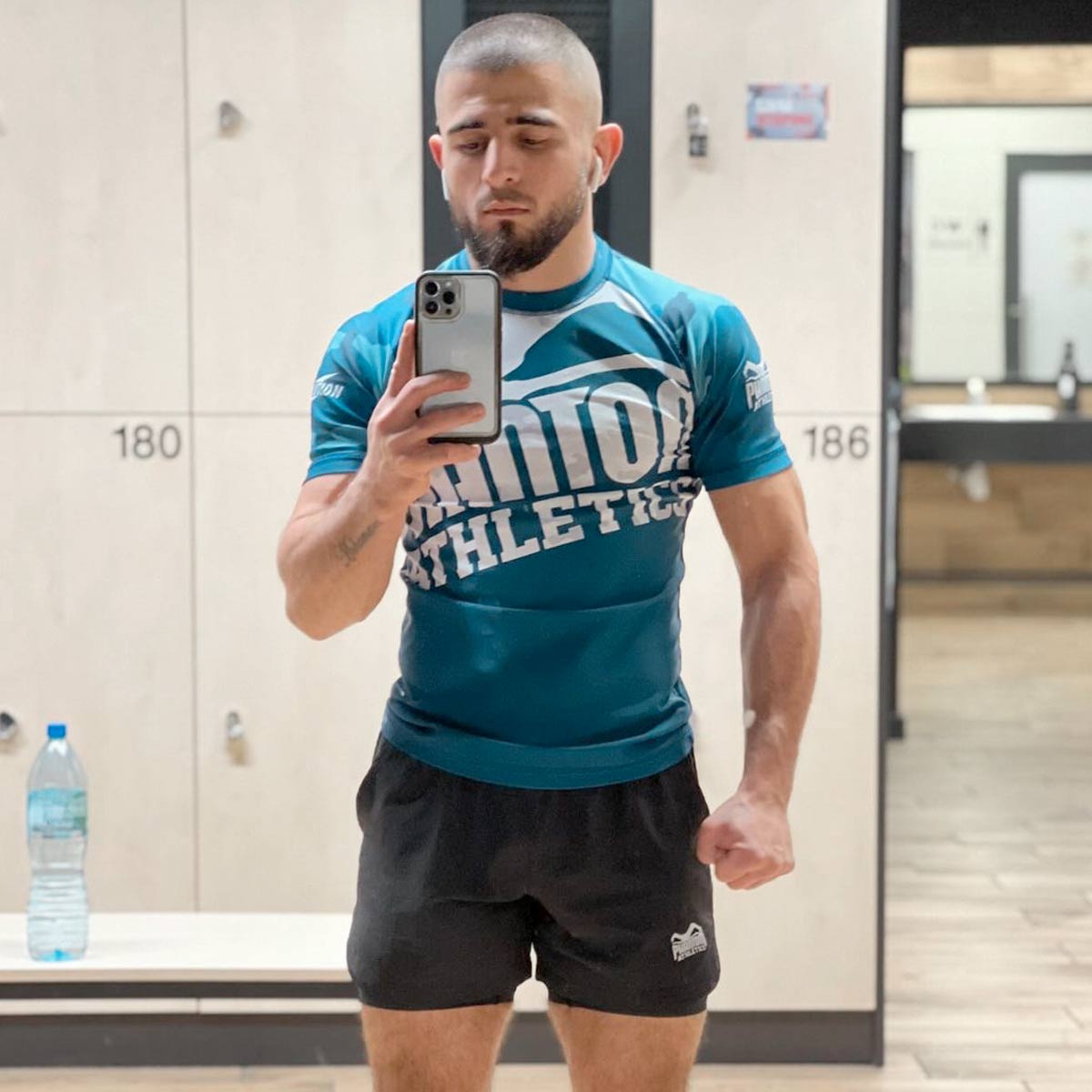 Phantom Athletics Rashguard Warfare - Marineblau Camo