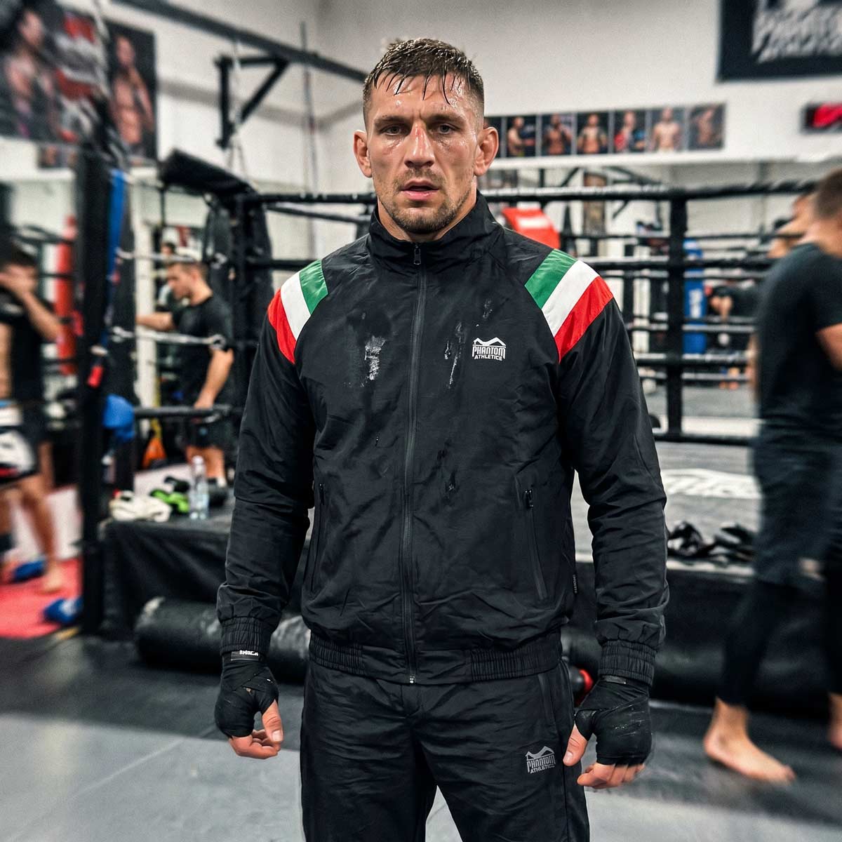 Phantom Athletics Trainingsjacke DMC Team Italy - Schwarz