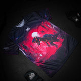 Phantom Athletics T-Shirt EVO Cyber-X - Lila/Blau