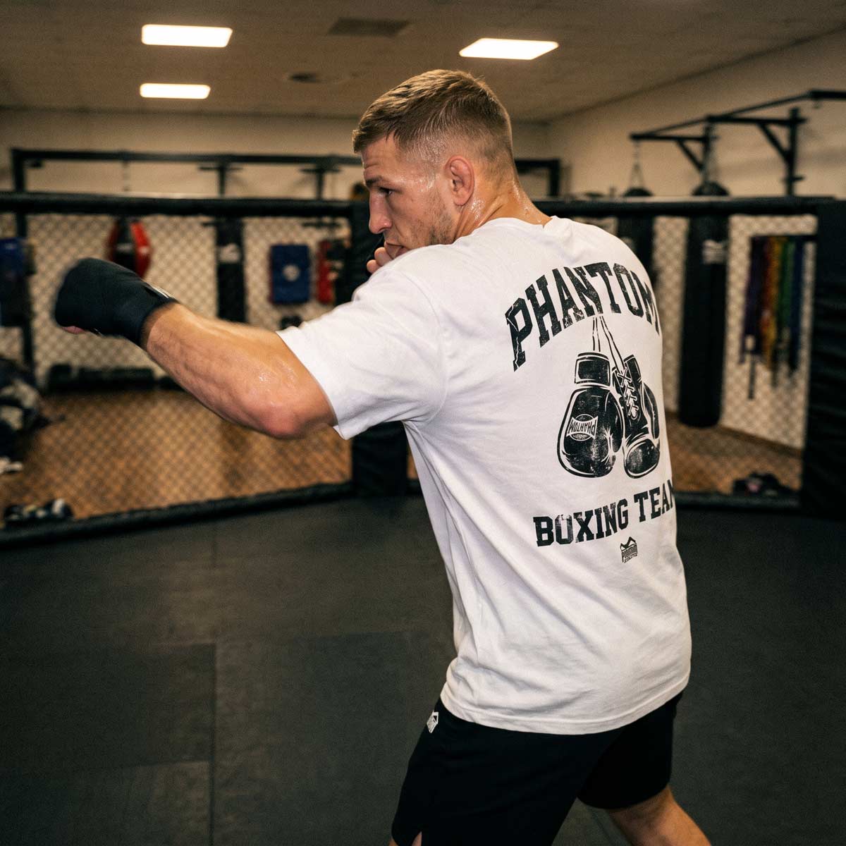 Phantom Athletics T-Shirt Boxing Team - Weiß