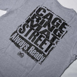 Phantom Athletics T-Shirt Cage Ring Mat Street - Grau