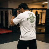 Phantom Athletics T-Shirt DON'T TREAD ON ME Oversize Heavy - Weiß