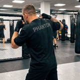 Phantom Athletics T-Shirt Oversize Blacked - Schwarz
