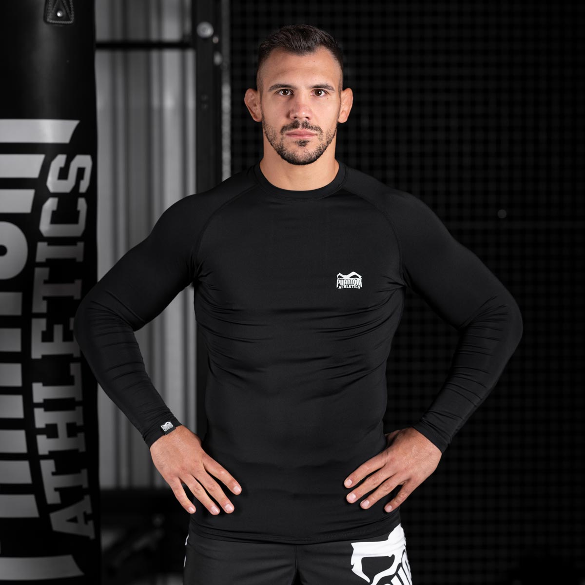 Phantom Athletics Rashguard Tactic Lange Ärmel - Schwarz