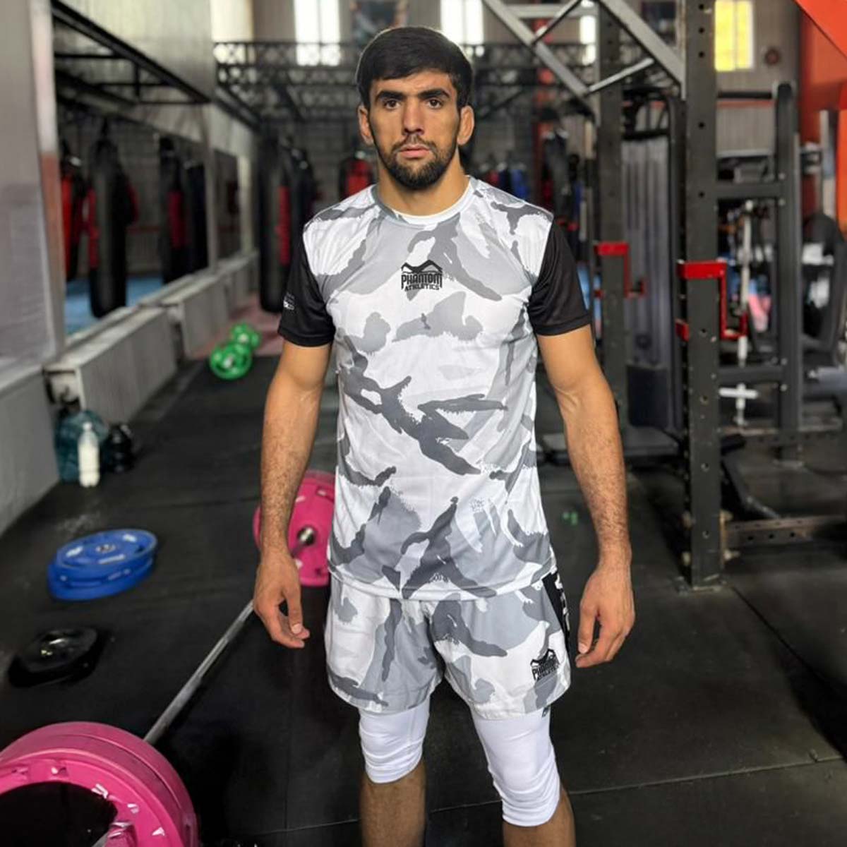 Phantom Athletics Kompressionsshorts APEX 3/4 - Weiß