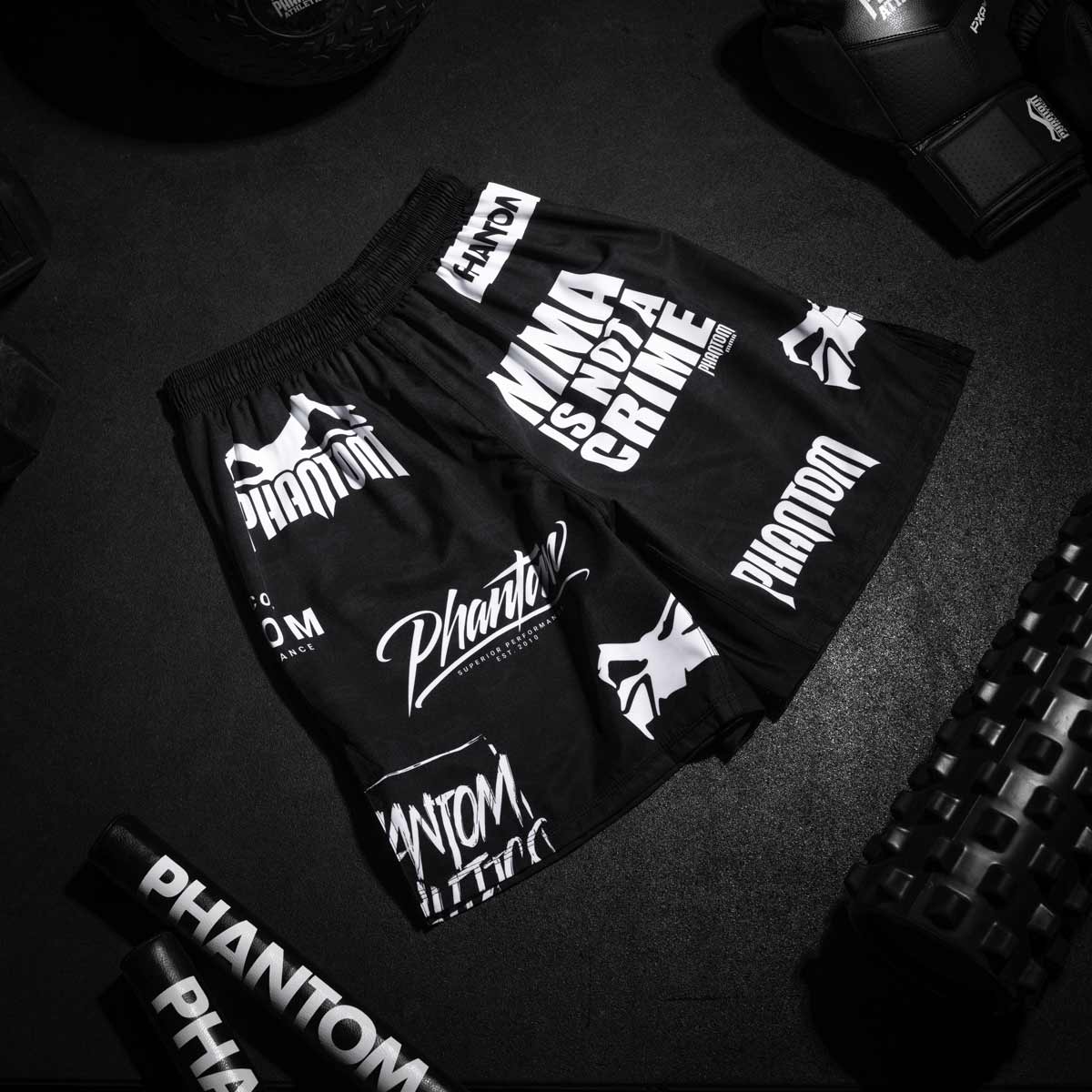 Phantom Athletics MMA Shorts EVO Legend - Schwarz