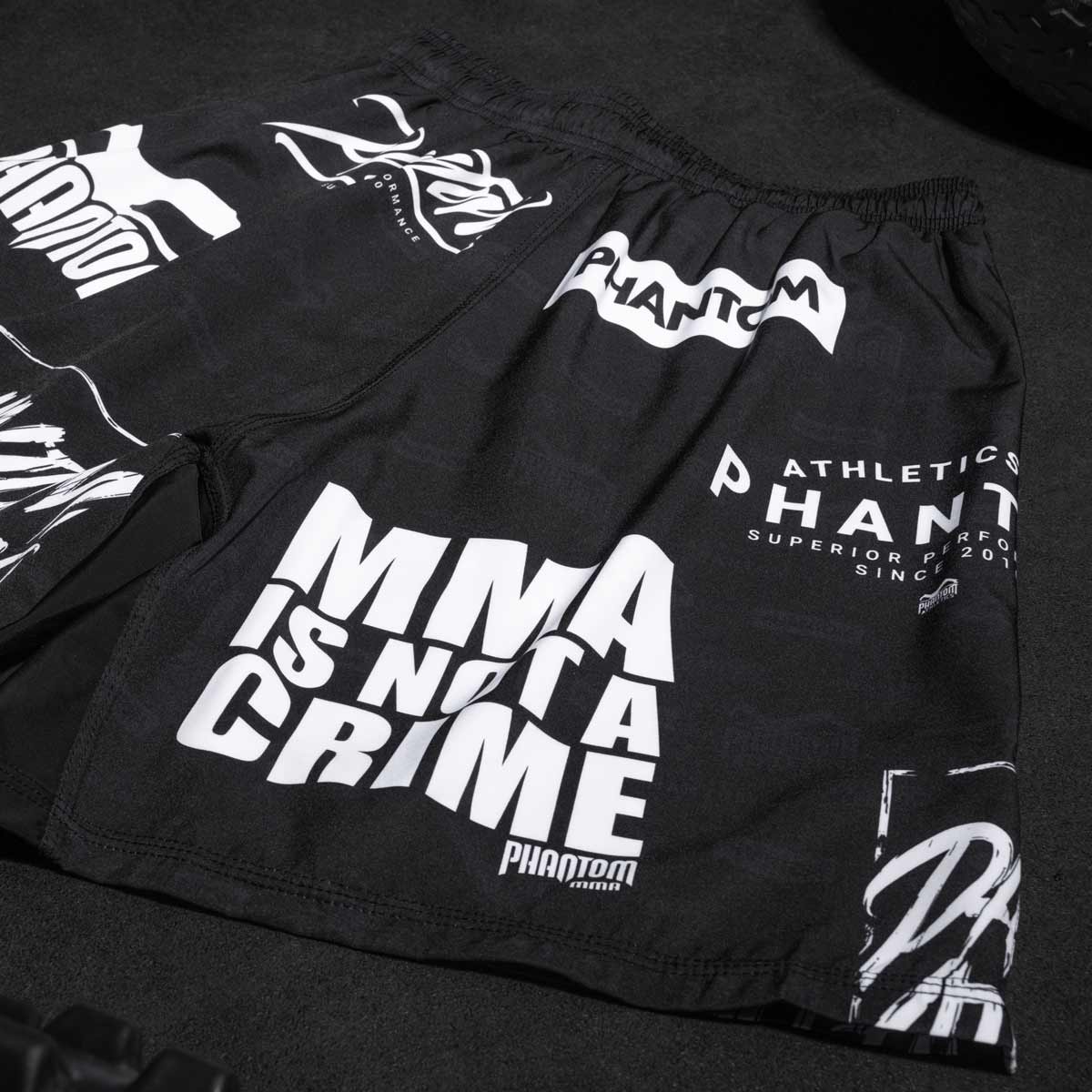 Phantom Athletics MMA Shorts EVO Legend - Schwarz