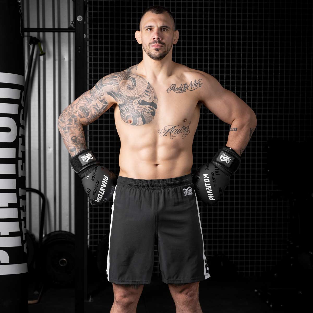 Phantom Athletics MMA Shorts EVO Apex - Schwarz