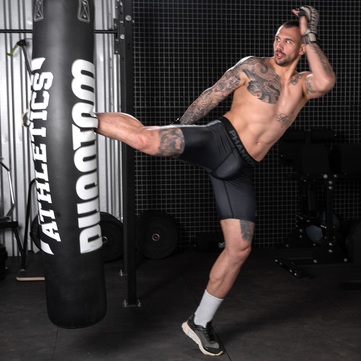 Phantom Athletics Kompressionsshorts Vector Apex - Schwarz