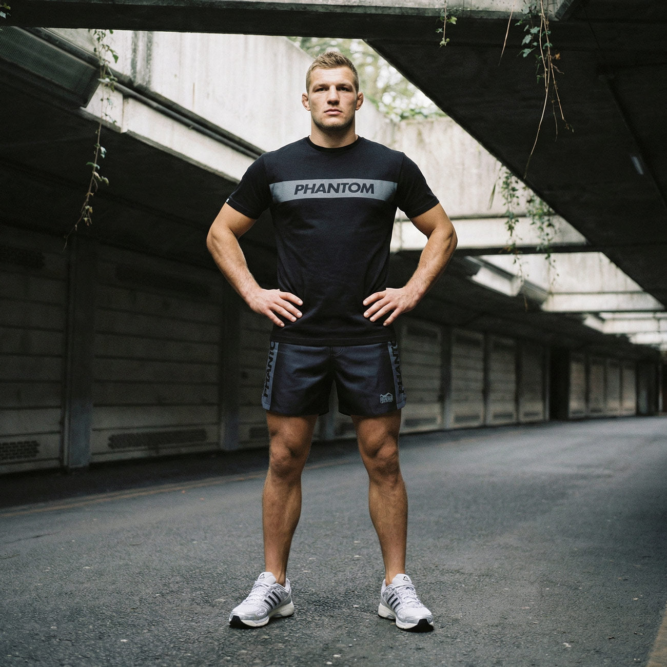 Phantom Athletics T-Shirt Apex - Schwarz/Grau