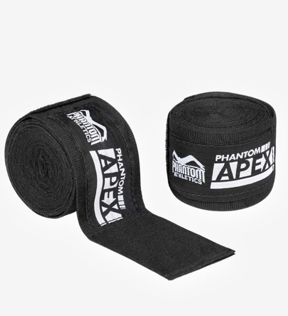 Phantom Athletics Boxbandagen APEX - Schwarz - The Fight Company Deutschland