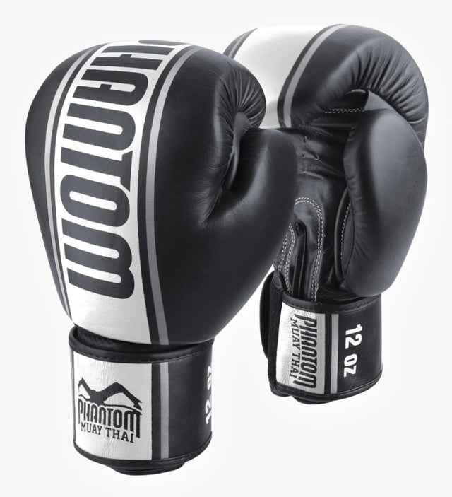 Phantom Athletics Boxhandschuhe MT-Pro - Schwarz/Weiss - The Fight Company Deutschland