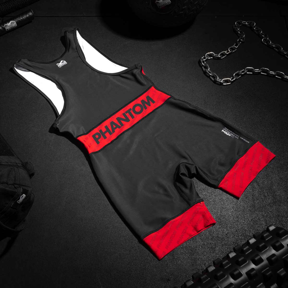 Phantom Athletics Ringersinglet Raptor - Rot/Blau
