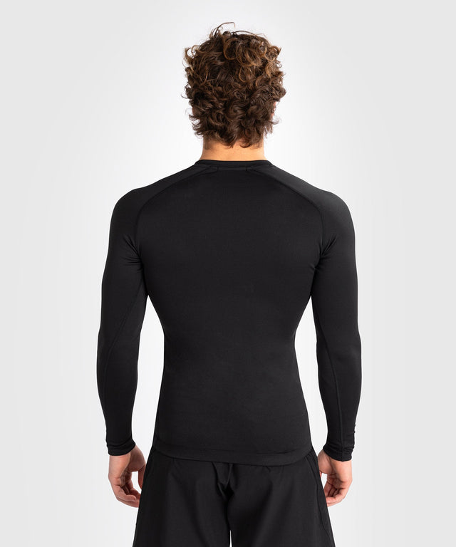 Venum Rashguard Contender Lange Ärmel - Schwarz/Weiss