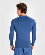 Venum Rashguard Contender Lange Ärmel - Blau