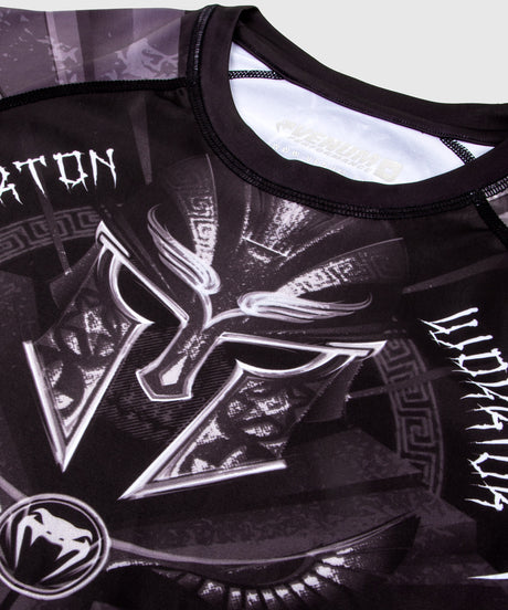 Venum Rashguard Gladiator 3.0 - Schwarz/Grau/Weiß