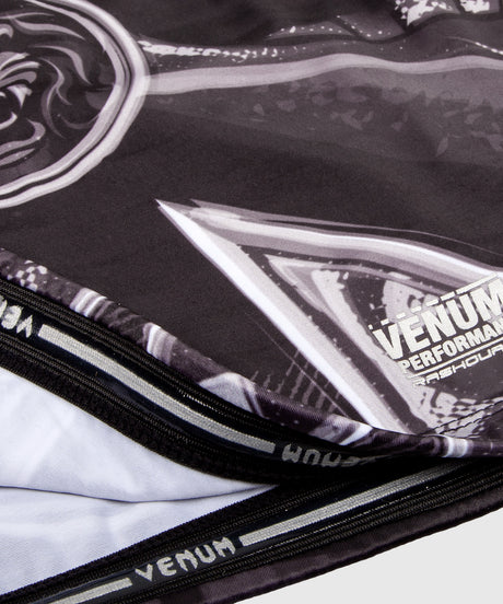Venum Rashguard Gladiator 3.0 - Schwarz/Grau/Weiß