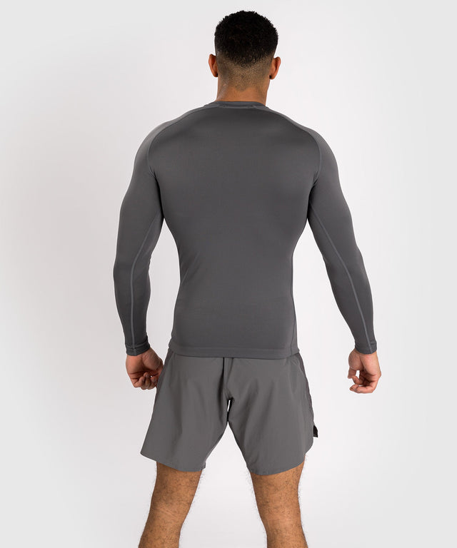 Venum Rashguard Contender Lange Ärmel - Grau/Blau