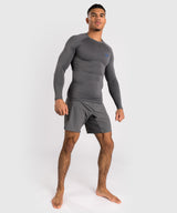 Venum Rashguard Contender Lange Ärmel - Grau/Blau