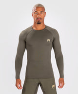 Venum Rashguard Contender Lange Ärmel - Khaki Grün