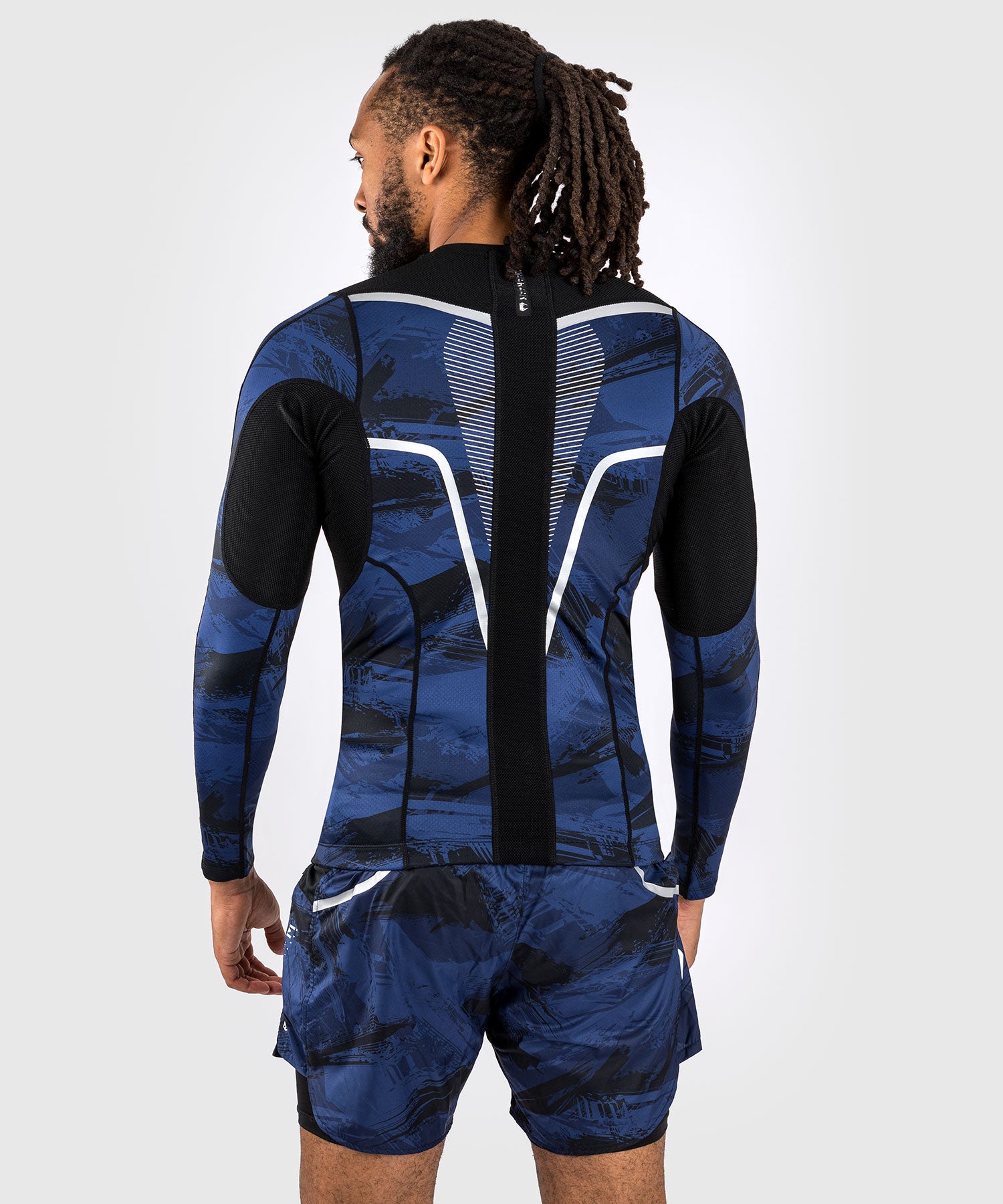 Venum Rashguard Electron 3.0 Lange Ärmel - Blau