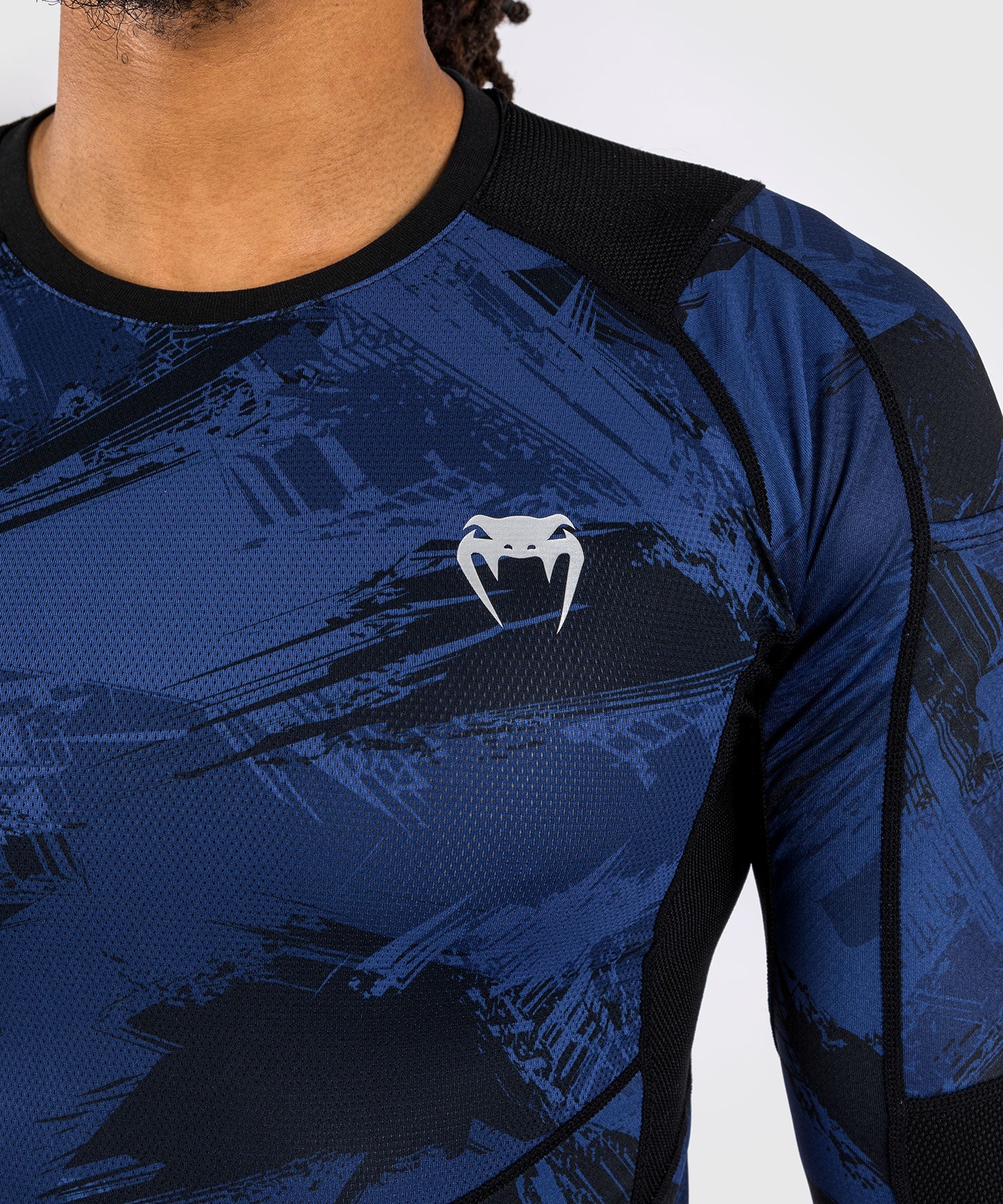 Venum Rashguard Electron 3.0 Lange Ärmel - Blau