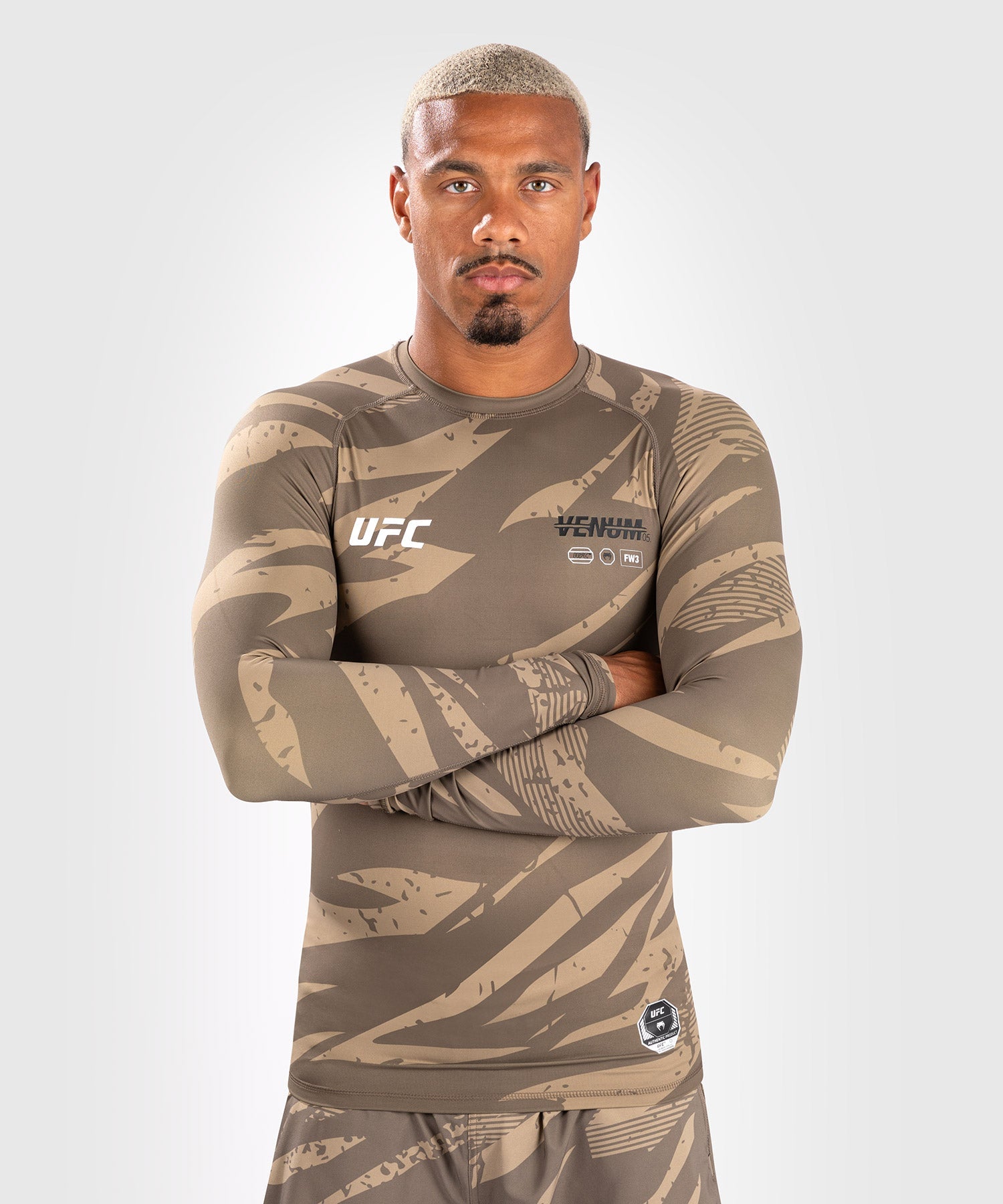 UFC Adrenaline Venum Rashguard Fight Week Performance - Desert Camo