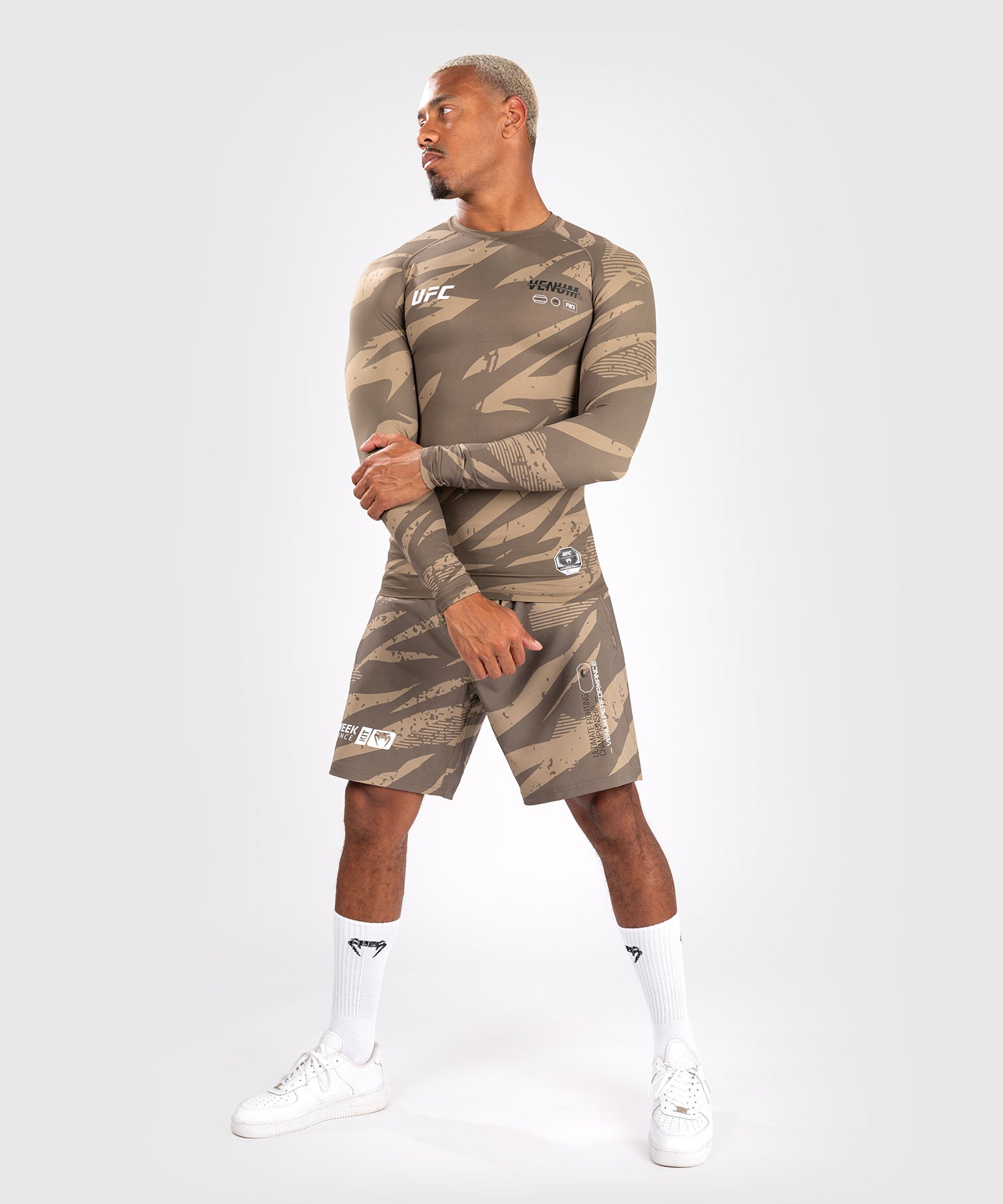 UFC Adrenaline Venum Rashguard Fight Week Performance - Desert Camo