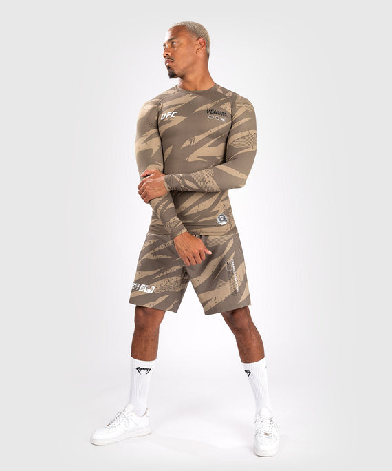 UFC Adrenaline Venum Rashguard Fight Week Performance - Desert Camo